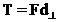 The rotary effect created by an applied force is known as torque. Torque is the angular equivalent of linear force, and algebraically is related to force by the equation , where T is torque, F is the applied force, and is the force's moment arm, or the perpendicular distance from the force's line of action to the axis of rotation. Considering this equation, it become easy to see why a force applied through an axis of rotation does not cause rotation about the axis: because there is no lever arm available, the force has nothing to act on and cannot produce a torque, which in turn means that no movement will occur.