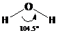 The water molecule consists of two hydrogen atom and one oxygen atom arranged as follows: In pure water, the water molecules tend to remain in equilibrium between its stable and protonated state. This can be understood as follows: Thus, it can be said that one water molecule at present carries proton and exists as hydronium ion or in the protonated (H ₃ O + ) state while others would be in the stable (H ₂ O) state. This proton is transported from one molecule of water to another at a very high rate as compared to diffusion. Thus, it can be said that above 90 % of water concentration can be found as water (H ₂ O).