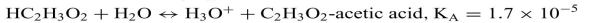 Identify the acid and conjugate base in each reaction. Calculate the pKa for each acid. List them in order from the strongest to weakest acid. The acid-ionization constants, Ka,at25◦C are listed for each. a. b. c. d.