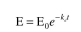 An enzyme ATPase has a molecular weight of   daltons,   value of 10-4 M, and a K₂ value of K₂ = 104 molecules ATP/min molecule enzyme at 37∞C. The reaction catalyzed is the following:   which can also be represented as   where S is ATP. The enzyme at this temperature is unstable. The enzyme inactivation kinetics are first order:   where   is the initial enzyme concentration and   In an experiment with a par- tially pure enzyme preparation,   of total crude protein (containing enzyme) is added to a 1 ml reaction mixture containing 0.02 M ATP and incubated at 37∞C. After 12 hours the reac- tion ends   and the inorganic phosphate   concentration is found to be 0.002 M, which was initially zero. What fraction of the crude protein preparation was the enzyme? Hint: Since   the reaction rate can be represented by  