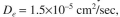 The enzyme, urease, is immobilized in Ca-alginate beads 2 mm in diameter. When the urea concentration in the bulk liquid is 0.5 mM the rate of urea hydrolysis is v = 10 mmoles-l-h. Diffusivity of urea in Ca-alginate beads is and the Michaelis constant for the enzyme is By neglecting the liquid film resistance on the beads (i.e., determine the following: a. Maximum rate of hydrolysis Thiele modulus and effectiveness factor b. What would be the values for a particle size of Dp = 4 mm? Hint: Assume for large values of