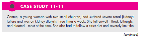 Case Study 11-11 has many facets. Think about all of these and discuss with your class. (In Reference Case Study 11-11)