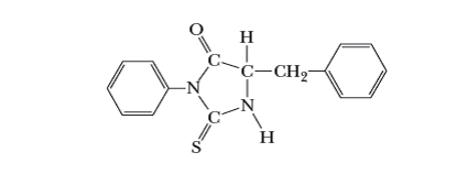 Solving the Sequence of an Oligopeptide From Sequence Analysis Data Amino acid analysis of an oligopeptide 7 residues long gave The following facts were observed: a. Trypsin treatment had no apparent effect. b. The phenylthiohydantoin released by Edman degradation was c. Brief chymotrypsin treatment yielded several products, including a dipeptide and a tetrapeptide. The amino acid composition of the tetrapeptide was Leu, Lys, and Met. d. Cyanogen bromide treatment yielded a dipeptide, a tetrapeptide, and free Lys. What is the amino acid sequence of this heptapeptide