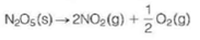 The decomposition of crystalline N<sub>2</sub> O<sub>5</sub> is an example of a reaction that is thermodynamically favored even though it absorbs heat. At 25 °C we have the following values for the standard state enthalpy and free energy changes of the reaction: (a) Calculate S ° at 25 °C. (b) Why is the entropy change so favorable for this reaction (c) Calculate U° for this reaction at 25 °C. (d) Why is H ° greater than U °