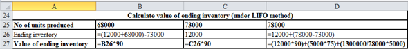 Absorption costing Under absorption costing both the fixed and variable manufacturing costs are considered while calculating the product cost and thus the ending inventory is also calculated using the total manufacturing costs. In absorption costing the fixed overhead to the extent of goods sold are charged to current year income statement and the balance overhead is carry forwarded to the next year by including it as part of ending inventory. Variable costing Under variable costing only the variable manufacturing costs are considered while calculating the product cost and thus the ending inventory is calculated using the variable costs. The fixed overhead incurred are charged to income statement in the current year itself and there is no carry forward of overhead to the next year. Return on assets (ROA) Return on assets is calculated as percentage of operating income earned on the total invested assets of company. Higher return on assets indicates higher profitability of company while lower return on assets indicates lower profitability. Formula to calculate return on assets Residual income Residual income is another method used to determine performance of division. It subtracts the opportunity cost of capital employed from divisional performance. Residual income is therefore excess of earnings earned over the cost of capital. Formula to calculate residual income a.Prepare a table showing annual accounting earnings under absorption costing as shown below Thus, operating income for 68,000 units produce is , for 73,000 units produce is and for 78,000 units produce is Following shows the working b.LT would chose production level of 78,000 units as at this units the operating income of company is maximum c.LIFO is Last in First Out. This means the units produced latest are sold first and then earlier available units are sold or held as ending inventory Prepare a table computing valuation of ending inventory as shown below Following shows the working d.Prepare residual income for each production levels as shown below Thus, LT would prefer production of if residual income was used for bonus purpose Following shows the working e.Calculate return on assets for each production level as shown below Thus, LT would prefer which would maximize its return on assets Following shows the working 5