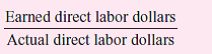 A number of companies use the following ratio to measure operating efficiency: Earned direct labor dollars is the number of units produced times the standard direct labor dollars per hour. For example, the machine department produced four jobs today: Actual direct labor dollars for today total $1,350. The higher the ratio, the more output per actual direct labor dollar. Operating managers are rewarded for high ratios. Required: Discuss the advantages and disadvantages of using this ratio to measure and reward the performance of factory managers.