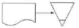 Which of the representations below illustrates that a sales invoice has been filed? A. B. C. D.