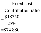 2. Use the formula mentioned below to calculate the number of bottles to be sold in order to achieve break-even : The break-even sales revenue is calculated below: 3. The operating income for the previous year has been calculated below: 4. The formula for calculating the margin of safety is mentioned below: Margin of safety = Actual sales -Break even sales = $135800-$74,880 =$60,920 5. If sale price is raised to $4, and volume drops to 29,800, then the break-even point in units should be calculated a shown below: Projected income statement is given below: From the above calculation it is evident that Tintique Inc. should not raise the price. This is because before increasing the price the firm's operating income was $16,250, which is higher than $14,626. Hence it is not advisable.