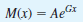 The Gompertz Equation; Learning Curves The concept of learning curves has broad application in business, medicine, and many other fields. For example, the Gompertz equation is a mathematical model used to predict the number of deaths at a certain age. The Gompertz equation is very similar in form to that of the learning curve, except that e, the base of the natural logarithm, is used and there is a positive rather than a negative exponent in the equation. The Gompertz equation is as follows: Where: M ( x ) = the number of deaths in a population of 100,000 of those at age x; M ( x ) is often called the mortality rate A = the initial mortality rate at age 0 G = the exponential rate of increase in mortality for an increase in age, x e = a mathematical constant, the base of the natural logarithm, which equals approximately 2.718281828 The Gompertz equation is used to estimate the number of deaths at a given age. The equation was estimated using nonlinear regression based on 2002 U.S. census data and the following estimated equation was derived (for ages 25 through 90). The regression had a very good fit, ^-squared of 0.97. Required 1. Use the exponential function on your calculator or the EXP function in Excel to determine the mortality rate of any age you choose between 25 and 90. 2. Think of an application or two for which an exponential equation like the Gompertz equation could be used in cost estimation.