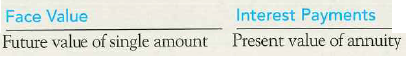 Which of the following describes how to calculate a bond's issue price A) B) C) D)