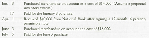 Determining Financial Effects of Transactions Affecting Current Liabilities with Evaluation of Effects on the Quick Ratio EZ Curb Company completed the following transactions during 2013. The annual accounting period ends December 31, 2013. Required: 1. For each listed transaction and related adjusting entry, indicate the accounts, amounts, and effects (+ for increase, - for decrease, and NE for no effect) on the accounting equation, using the following format: 2. For each transaction and related adjusting entry, state whether the quick ratio is increased, decreased, or there is no change. (Assume EZ Curb Company's quick ratio has always been greater than 1.0.)