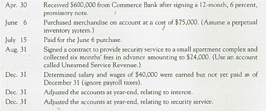 Determining Financial Effects of Transactions Affecting Current Liabilities with Evaluation of Effects on the Quick Ratio Jack Hammer Company completed the following transactions during 2013. The annual accounting period ends December 31, 2013. Required: 1. For each listed transaction and related adjusting entry, indicate the accounts, amounts, and effects (+ for increase, for decrease, and NE for no effect) on the accounting equation, using the following format: 2. For each item, state whether the quick ratio is increased, decreased, or there is no change. (Assume Jack Hammer's quick ratio is greater than 1.0.)