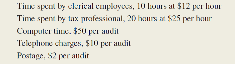 The State Department of Taxation processes and audits income-tax returns for state residents. The state tax commissioner has recently begun a program of work measurement to help in estimating the costs of running the department. The independent variable used in the program is the number of returns processed.   In addition, the department incurs $10,000 of fixed costs each month that are associated with the process of auditing returns. Required: Draw a graph depicting the monthly costs of auditing state tax returns. Label the horizontal axis Tax returns audited.<div style=padding-top: 35px> 
