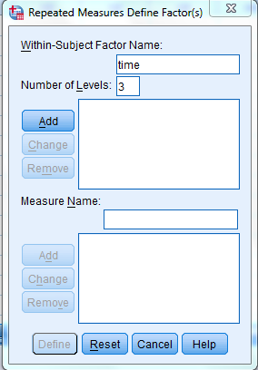 1) We test to determine whether the significant change in the mean rate of mishandled baggage over the three years period. Using SPSS, following is the procedure for obtaining the ANOVA output for the given data. 1) Select Analyze, general linear model and repeated measures.   2) When Repeated measures define Factor(s) dialog box appears type time in within subject factor name and 3 in number of levels. Presss Add button and select define option.     3) Shift Click to highlight each level name then transfer them by clicking this button.   4) Select Options and Continue buttons.   5) Click Plots button.   6) Click to highlight the factor name then transfer it to the Horizontal Axis, click Add button and Continue.   7) Click Ok to run the analysis. The output is shown below: The table below shows the name given to the factor and the number of levels of the factor together with their names.   The table below shows the mean and standard deviation of each time period.       The table below shows the   value and its level of significance for testing the equality of means of the factor.       From the output test within subject effect the P -value is 0.000, it is very less, so there is a significant change in the mean rate of mishandled baggage over the three years periods. 2) We test to determine whether there is significant linear trend in the mean rate of mishandled baggage over the three years period. The null and alternative hypotheses are,   There is no significant linear trend in the mean rate of mishandled baggage over the three years period.   There is significant linear trend in the mean rate of mishandled baggage over the three years period. Under the null hypothesis the test statistic is defined as,   From the output test of within subjects effects , The   is 44.615 The   value is 0.000 Here we observe that the   value is less, so the linear effect of the time is highly significanct.