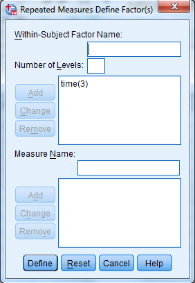 1) We test to determine whether the significant change in the mean rate of mishandled baggage over the three years period. Using SPSS, following is the procedure for obtaining the ANOVA output for the given data. 1) Select Analyze, general linear model and repeated measures.   2) When Repeated measures define Factor(s) dialog box appears type time in within subject factor name and 3 in number of levels. Presss Add button and select define option.     3) Shift Click to highlight each level name then transfer them by clicking this button.   4) Select Options and Continue buttons.   5) Click Plots button.   6) Click to highlight the factor name then transfer it to the Horizontal Axis, click Add button and Continue.   7) Click Ok to run the analysis. The output is shown below: The table below shows the name given to the factor and the number of levels of the factor together with their names.   The table below shows the mean and standard deviation of each time period.       The table below shows the   value and its level of significance for testing the equality of means of the factor.       From the output test within subject effect the P -value is 0.000, it is very less, so there is a significant change in the mean rate of mishandled baggage over the three years periods. 2) We test to determine whether there is significant linear trend in the mean rate of mishandled baggage over the three years period. The null and alternative hypotheses are,   There is no significant linear trend in the mean rate of mishandled baggage over the three years period.   There is significant linear trend in the mean rate of mishandled baggage over the three years period. Under the null hypothesis the test statistic is defined as,   From the output test of within subjects effects , The   is 44.615 The   value is 0.000 Here we observe that the   value is less, so the linear effect of the time is highly significanct.