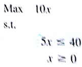 Recall the production model from Section 1.3: Suppose the firm in this in this example consider a second product that has a unit profit of $5 and requires 2 hours of production time for each unit produced. Use y as the number of units of product 2 produced. a. Show the mathematical model when both products are considered simultaneously. b. Identify the controllable and uncontrollable inputs for ibis model. c. Draw the flowchart of the input-output process for this model (see Figure 1.5). d. What are the optimal solution values of x and y ? e. Is the model developed in part (a) a deterministic or a stochastic model? Explain.