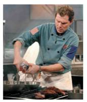 BOBBY FLAY www.bobbyflay.com Facts: • 1991: Opened Mesa Grill in New York • 1996: On Food Network for first time • 2010: On Boy Meets Grill weekly on TV • 2011: Has published 9 books Bobby Flay opened Mesa Grill in New York City in 1991 with a new twist on southwestern cuisine. He owns several restaurants in the New York area and also one in Las Vegas. Flay prides himself on creating a working environment in which his employees are able to express their creativity and grow professionally. His organization currently offers a $30,000 scholarship to one high school senior who plans to attend the French Culinary Institute. His most recent book, Grilling for Life , is about great food and healthy choices. Bobby Flay has been one of Bev Johnson's favorite TV shows for several years. She watches his shows when she has time and brings recipes from the show into her deli from time to time. Her business has continued to grow, and sales during the recent holidays are shown in thousands of dollars. Make a pie chart using monthly sales data for October, November, and December.