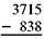 Subtract each of this. Check your answer. (See Examples.) Subtracting with Borrowing Subtract 2894 SUBWAY drink cups from 3783 SUBWAY drink cups in inventory. First, write the problem as follows. In the ones (units) column, subtract 4 from 3 by borrowing a 1 from the tens column in the minuend to get 1 ten + 3, or 13, in the units column with 7 now in the tens column. Then subtract 4 from 13 for a result of 9. Complete the subtraction as follows. In this example, the tens are borrowed from the hundreds column, and the hundreds are borrowed from the thousands column. Subtracting with Checking Quick TIP Do not change the order of the numbers when subtracting. For example, (9 ? 5) is not the same thing as (5 ? 9).Subtract 1635 from 5383 and check the answer.