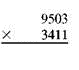 Multiply each of this. (See Example.) Multiplying Whole Numbers Multiply 25 × 34 by first multiplying 25 by the 4 in the ones place as shown in Step 1. Then multiply 25 by 3 in the tens place as shown in Step 2, before adding to find the answer in Step 3. Step 1 Multiply 25 by 4 and write 100 aligning ones places. Step 2 Multiply 25 by 3 and write 75 one position to the left since 3 is in the tenths place. The 5 in 75 will be in the ten's place. Step 3 Add the two partial products to get the answer.