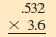 Multiply the following decimals.    