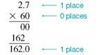 CALCULATING GROSS EARNINGS Find the gross pay for each employee at the given rate. Round to the nearest cent. (See Examples.) 36.6 hours at $9.85 per hour _______________________ Multiplying Two Decimal Numbers Find the gross pay of a SUBWAY employee working 31.5 hours at a rate of $8.65 per hour. SOLUTION CASE IN POINT Find gross pay by multiplying the number of hours worked by the pay per hour. This worker's gross pay, rounded to the nearest cent, is $272.48. Applying Decimal Multiplication Assume the cost of each 30-second television ad at the 2013 Super Bowl game was $2.7 million. If there were 60 advertising spots of 30 seconds during the game, find the total amount charged for advertising. SOLUTION Find the total amount charged for advertising during the 2013 Super Bowl by multiplying the number of 30-second advertising spots during the game by the charge for each advertisement. The total amount charged for advertising was $162 million ($162,000,000).