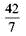 Convert the improper fractions to mixed or whole number and write in lowest terms. (See Examples.) Converting Improper Fractions to Mixed Numbers Convert the following improper fractions to mixed numbers. (a) (b) (c) SOLUTION (a) Convert to a mixed number by dividing 27 by 4. Therefore, (b) Divide 29 by 8 to convert to a mixed number. (c) Divide 42 by 7. Writing Fractions in Lowest Terms Write the following fractions in lowest terms. (a) (b) SOLUTION Look for a number that can be divided without a remainder into both the numerator and denominator. (a) Both 15 and 40 can be divided by 5. (b) Divide both numbers by 3.