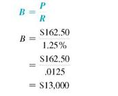 Solve the following application problem. (See Examples.) Finding Sales When Sales Tax Is Given One week, a Famous Footware store collected sales taxes of $780. If the sales tax rate is 5% find total sales for the week. SOLUTION Here, the rate of tax collection is 5% and taxes collected are a part of total sales. The rate in this problem is 5%,he part is $780, and the base, or total sales, must be found. Arrange the problem in standard form. Using the formula B = we get The calculator solution to this example is Finding the Amount of an Investment Roberta Gonzales received $162.50 in interest from an account that paid 1.25, interest for the year. Find the amount of money invested in the account. SOLUTION The part ( P ) is the $162.50 in interest and the rate ( R ) is 1.25,. The whole, or base ( B ), is unknown. The original investment was $13,000. FAMILY SIZE One survey among college students found that 28.4% grew up in a home with two or more siblings and 44.7% grew up in a home with one sibling. If 194 students grew up in a home with no siblings, find the size of the survey group. ________________