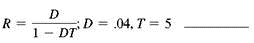 A formula is given, along with the values of all but one of the variables in the formula. Find the value of the variable that is not given.