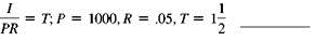 A formula is given, along with the values of all but one of the variables in the formula. Find the value of the variable that is not given.