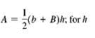 Solve this formula for the indicated variable. _____