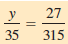 Solve the following proportions. ________