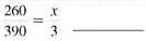 Solve this proportion.
