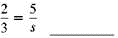 Solve this proportion.