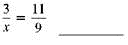Solve this proportion.
