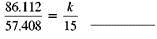 Solve this proportion.