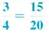 Explain cross products using the rules of algebra. (See Objective.) Set up a proportion. A ratio is used to compare two numbers or amounts. A proportion says that two ratios are equal, as shown here. A proportion can be simplified by multiplying both sides of the equation by the product of the two denominators. Thus, only if the cross products a • d and b • c are equal to one another. This method of cross products can be used to determine if a proportion is true.