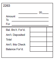 Complete the following three check stubs for Advertising Specialists. Find the balance forward at the bottom of each stub.      Deposits made: $1572 on Aug. 7, $10,000 on Aug. 10.   