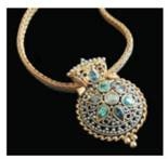 Solve the following application problems, using cost as a base. Round rates to the nearest tenth of a percent and dollar amounts to the nearest cent. CUSTOM-MADE JEWELRY A jewelry dealer sold custommade necklaces at a selling price that was 250% of his cost. If the markup is $135, find (a) the markup percent on cost, _____ (b) the cost, _____ and (c) the selling price. _____