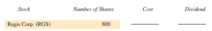 Ignore commissions and find the cost for the following stock purchases at the closing price for the week. Then find the annual dividend that will be paid on those shares.    