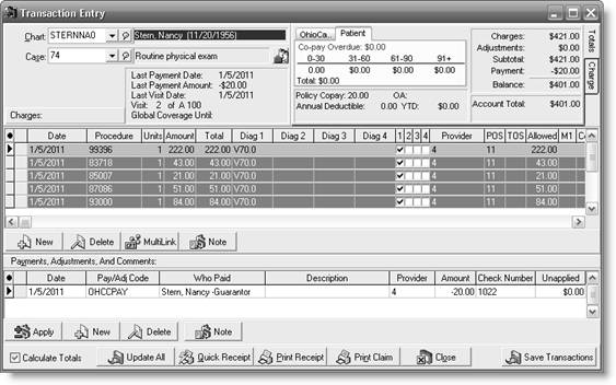 a Luther Jackson Transaction Entry dialog box b Jill Simmons Transaction Entry dialog box c Nancy Stern Transaction Entry dialog box d Debra Syzmanski Transaction Entry dialog box e Sheila Giles Transaction Entry dialog box f Pauline Battistuta Transaction Entry dialog box