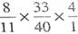 Multiply the following fractions and reduce to lowest terms. Use cancellation whenever possible.