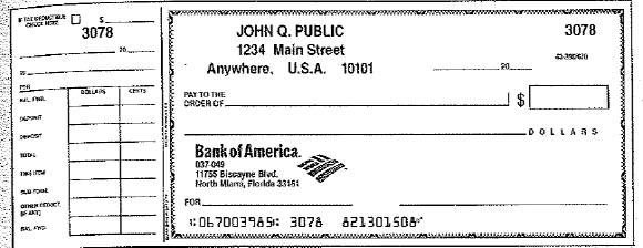 You are the training director for tellers at a large local bank. As part of a new training program that you are developing, you have decided to give teller trainees a sample deposit slip, cheek, and check register with common errors on them. The trainees must find and correct the errors. Your task is to create the three documents. a. On a separate sheet of paper, list some typical errors that bank customers might make on a deposit slip, a check, and a check register. b. Use the following blank deposit slip, check, and check register to create filled-out versions, each with one error you named for that document in part a. You make up all the details: names, dates, numbers, etc. c. After completing part b, exchange documents with another student in the class and try to find and correct the errors. (If this is a homework assignment, bring a copy of each document you created to class for the exchange. If this is an in-class assignment, temporarily trade documents with the other student after completing part b.)