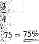 Convert the following fraction or mixed numbers to percents.   