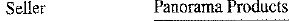 Using the Panorama Products invoice below, extend each line to the Amount column and calculate the subtotal and total. The answer Questions 9-22. ( Note: Although 26 boxes of 2 reflective tape were ordered, only 11 boxes were shipped. Charge only for the boxes shipped.)        