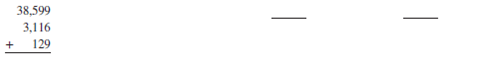 Estimate the following by rounding each number all the way; then add to find the exact answer.