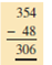 Subtract the following numbers.