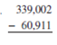 Subtract the following numbers.