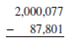 Subtract the following numbers.