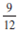 Use inspection or the greatest common divisor to reduce the following fractions to lowest terms.