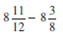 Subtract the following fractions and reduce to lowest terms.